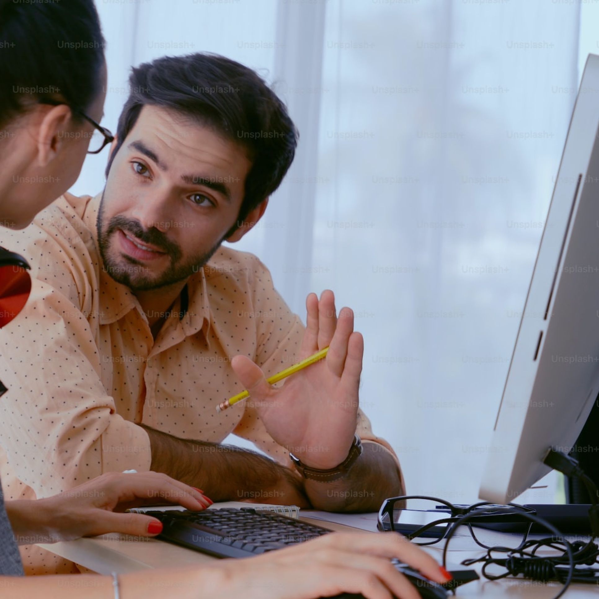 A lady making a video content with her computer and translating