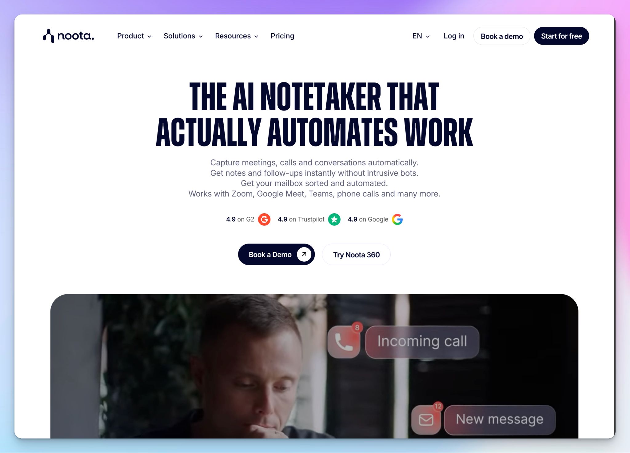 Noota is a European alternative to Fellow