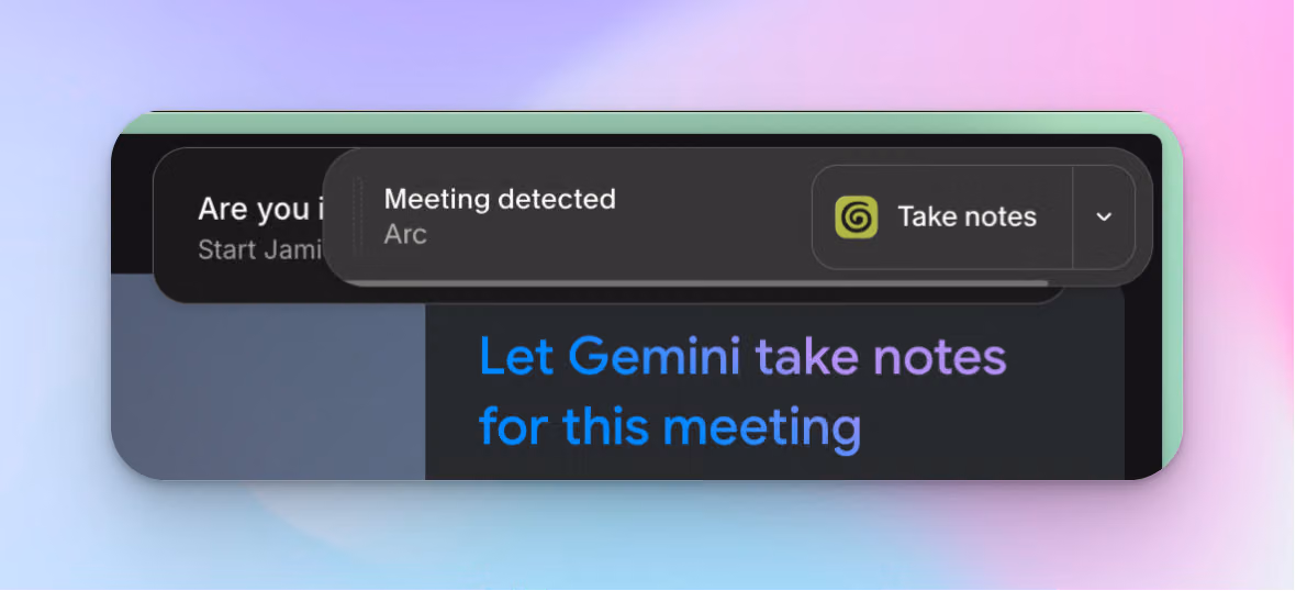 Bot-free and in-built note takers