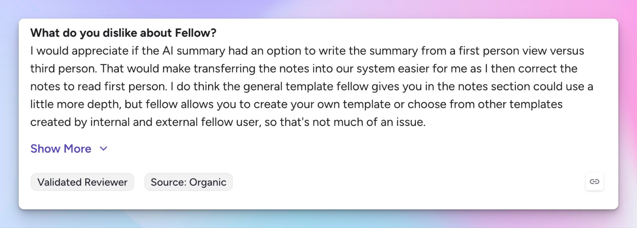 why users are looking for Fellow alternatives