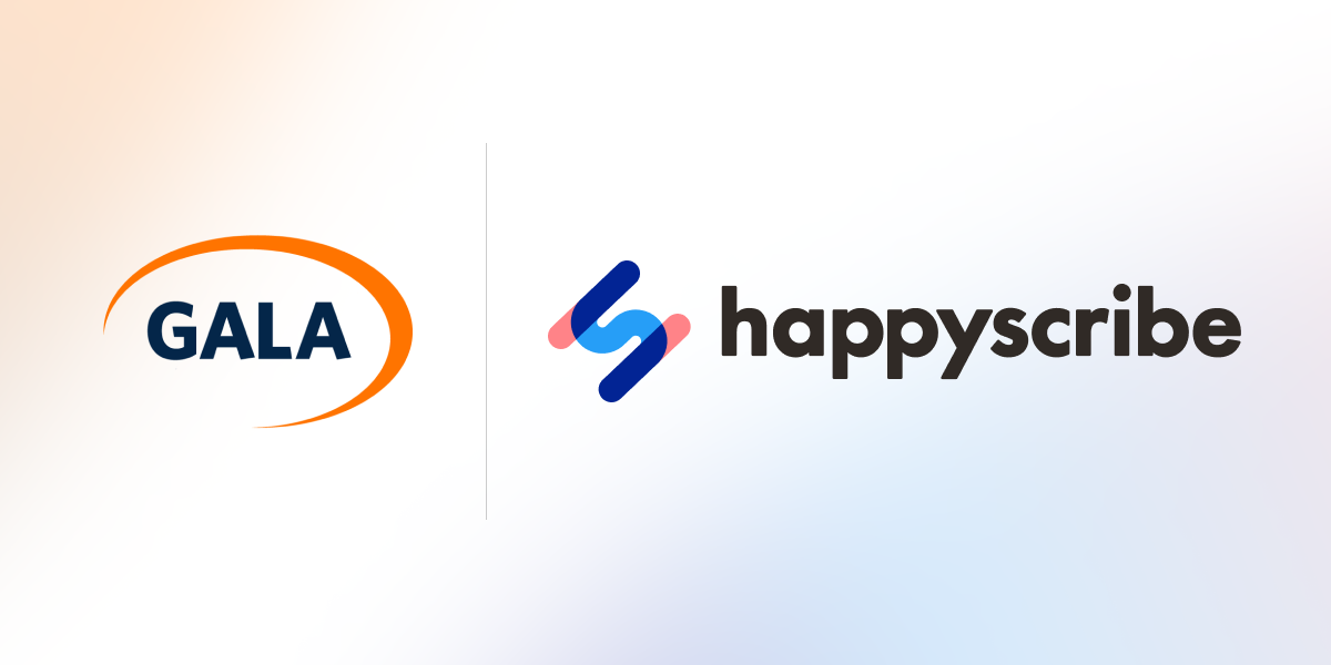 HappyScribe selected as GALA’s Subtitling Partner for 2024