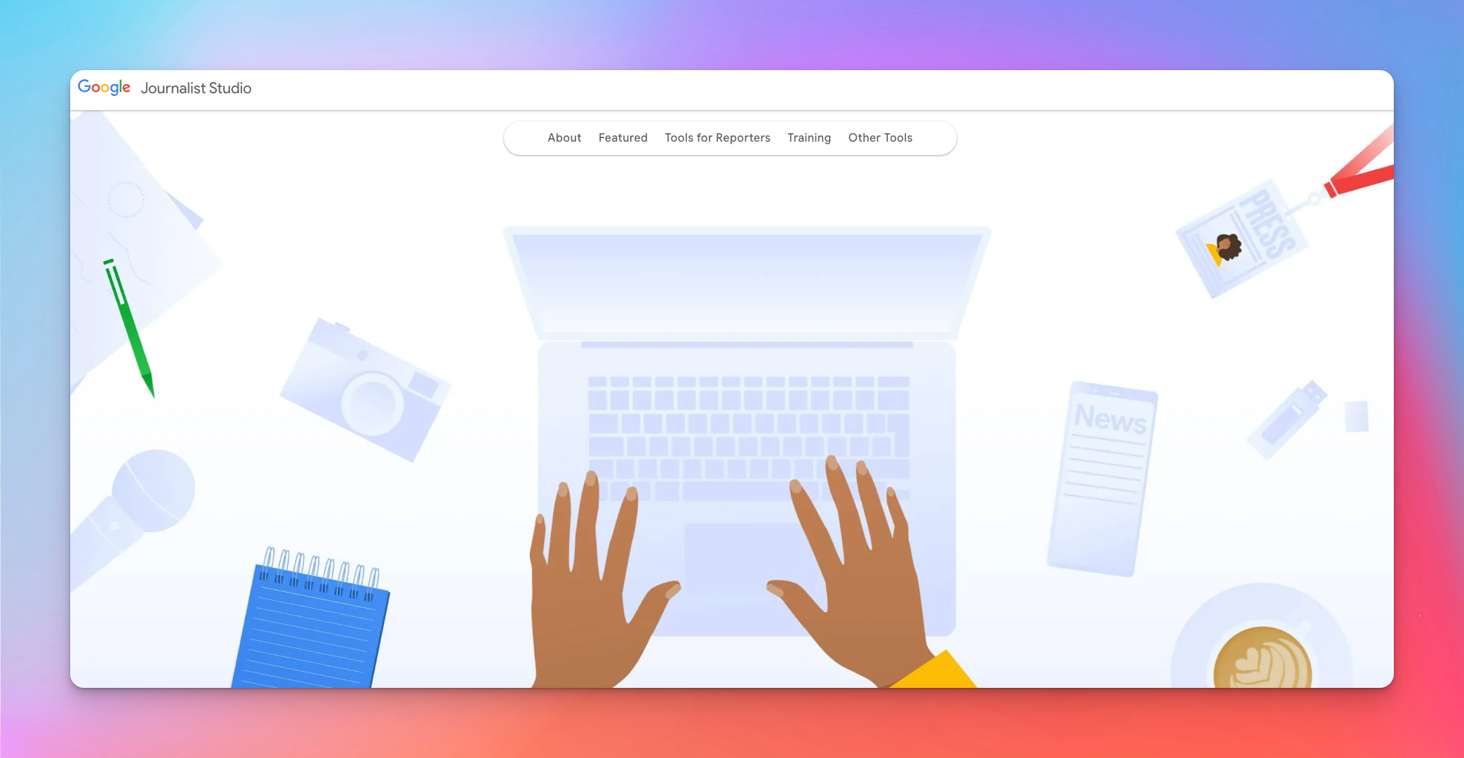 google journalist studio