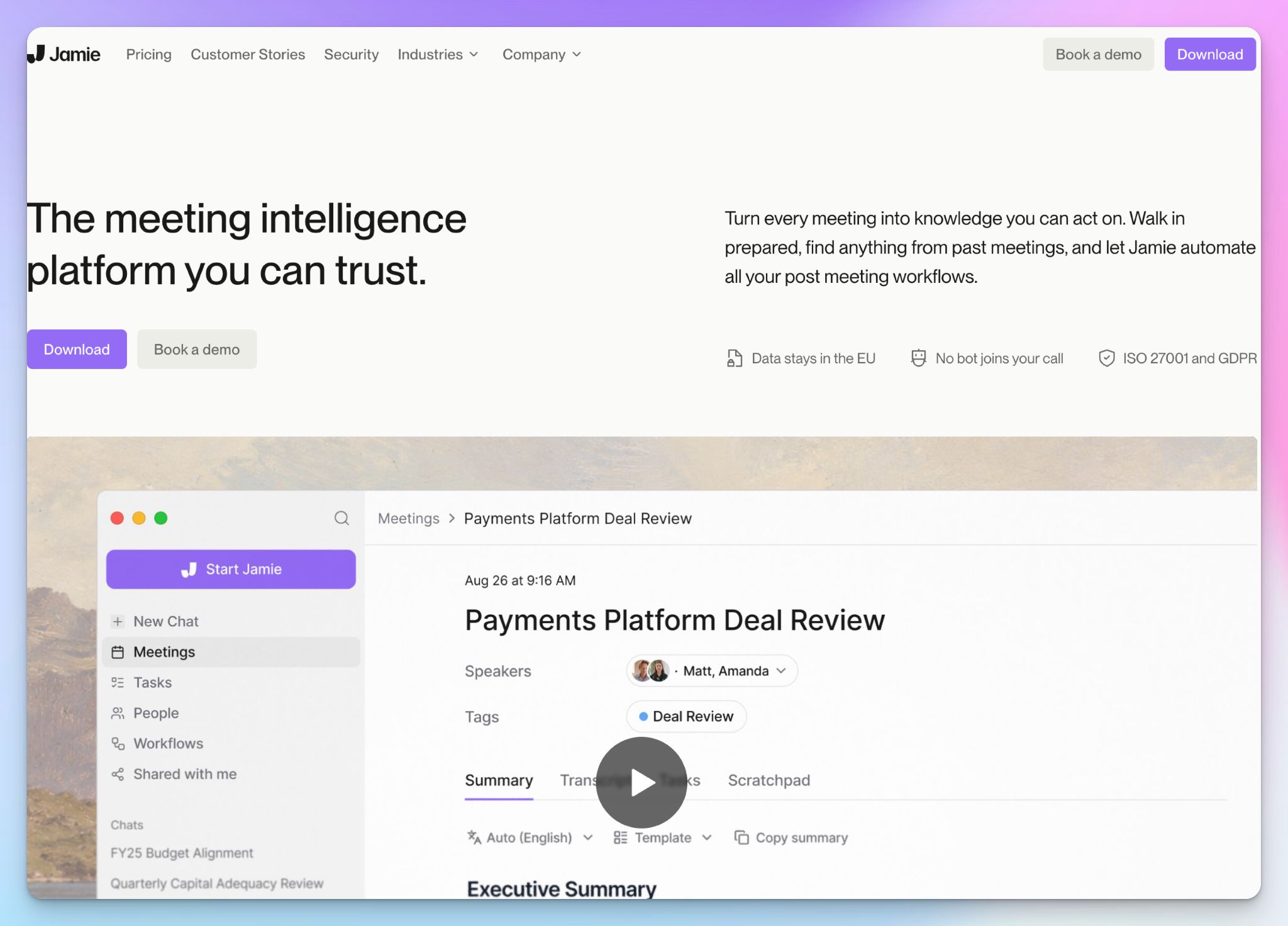 Jamie is a Wispr Flow Notetaker alternative