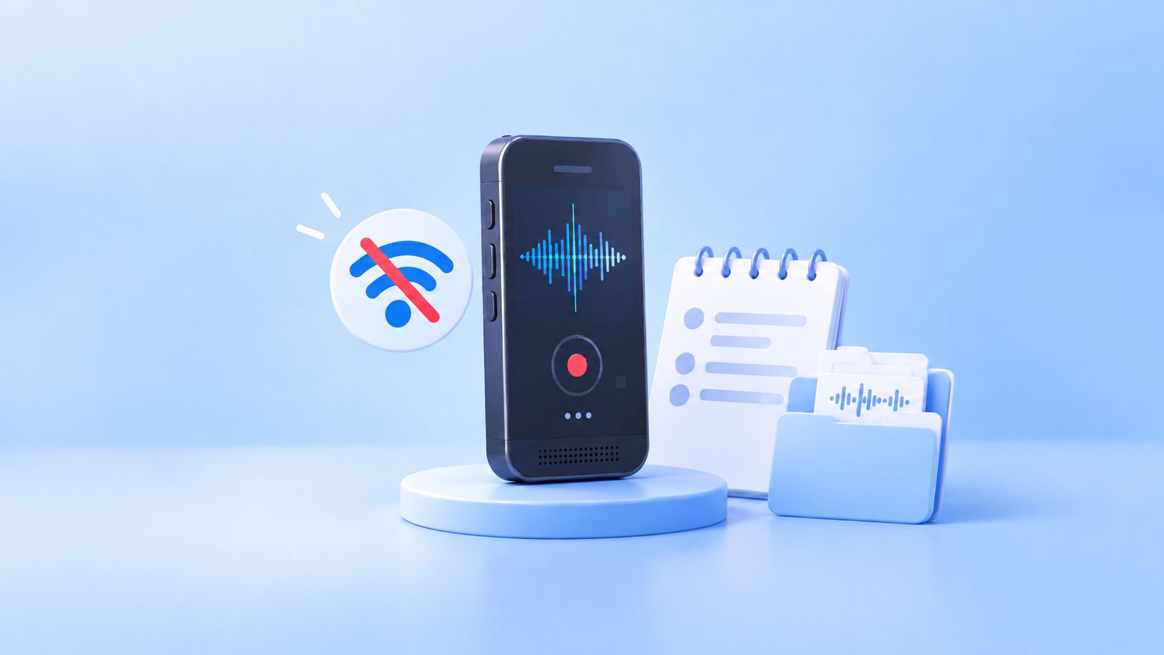 Record Field Interviews Without Internet Access