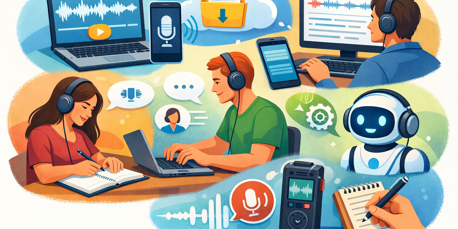 5 Ways to Transcribe Audio File to Text