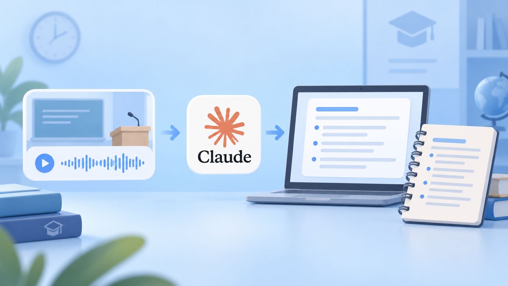 Turn Recorded Lectures Into Study Guides With Claude