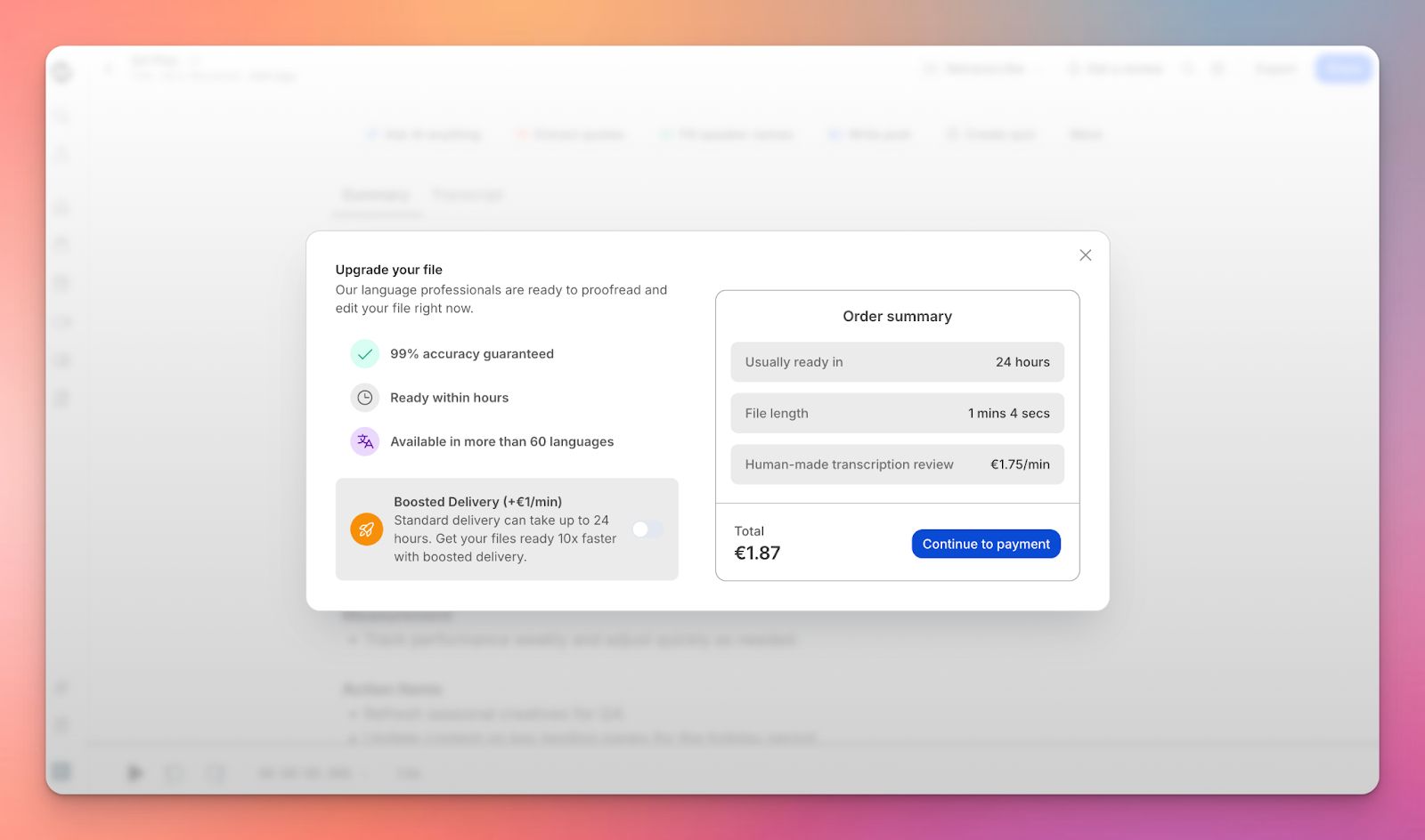 transcription service
